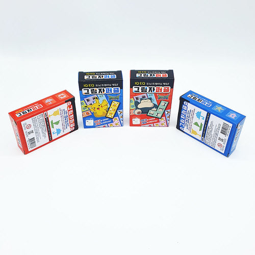 1500 포켓몬 그림자 퍼즐 16개입 1박스-상상력 두뇌트레이닝 게임