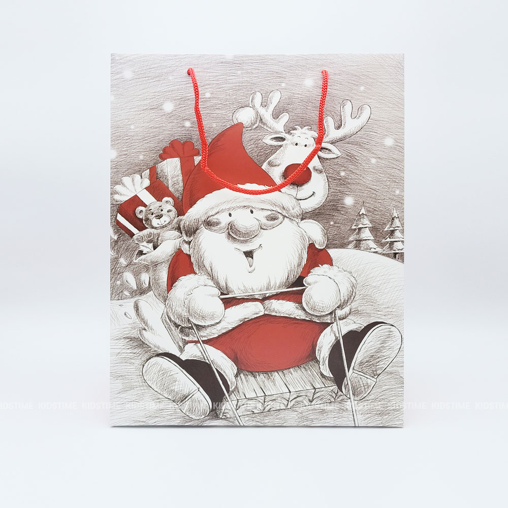 2000 크리스마스 쇼핑백 20개묶음-종이쇼핑백 산타 크리스마스선물