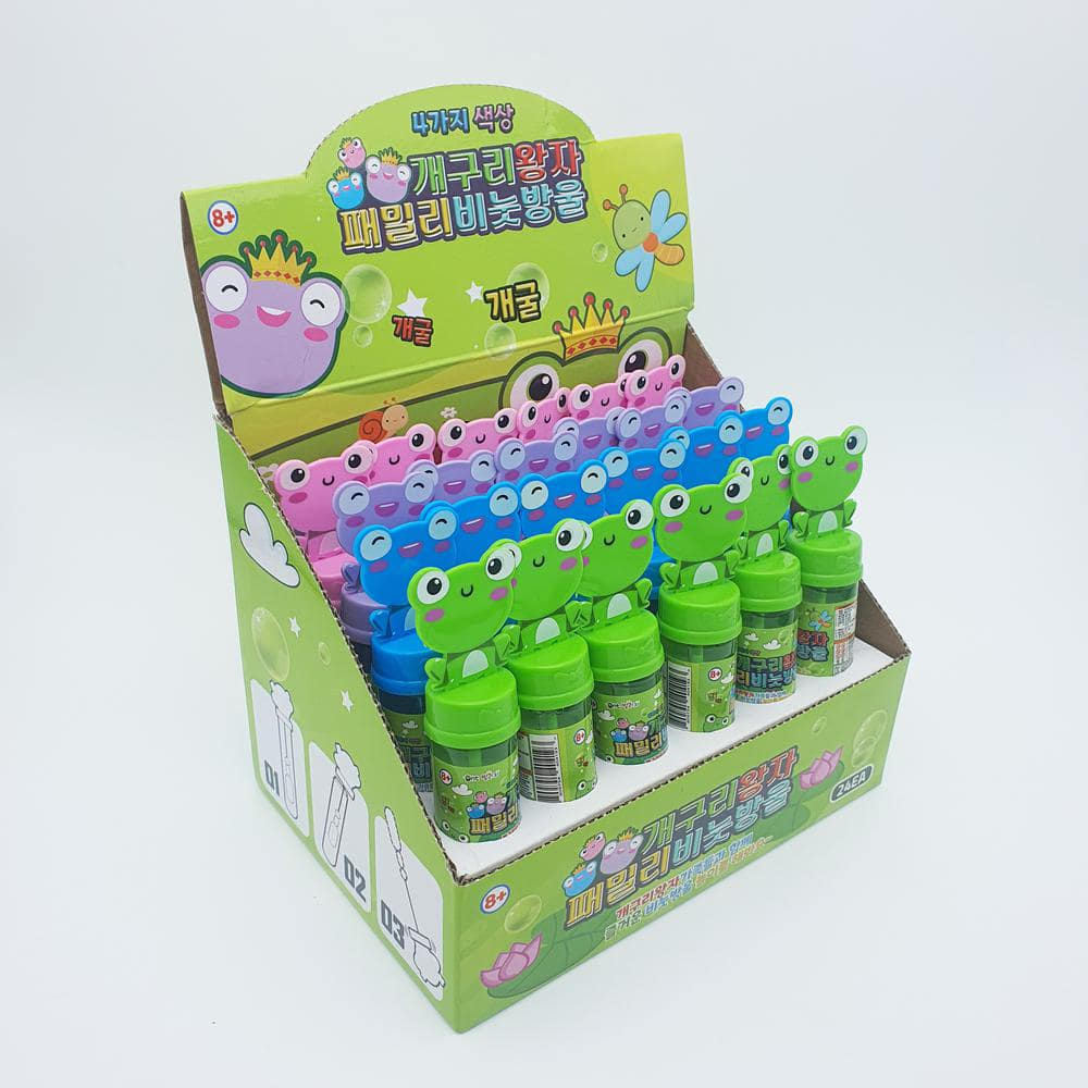 700 개구리왕자 패밀리 비눗방울 1개 랜덤 - 비누방울 초등학교 답례품 단체선물