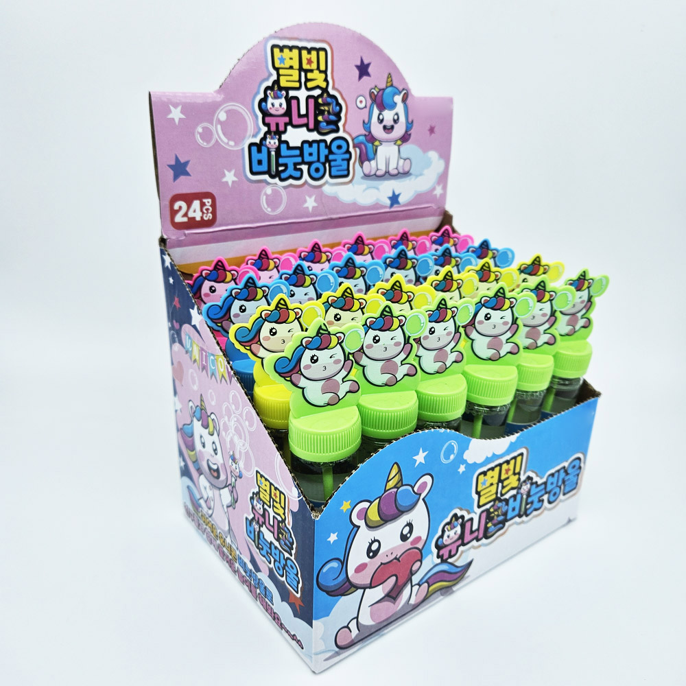 500 별빛 유니콘 비눗방울 24개입 1박스 - 비누방울 어린이집 유치원 단체선물 달란트