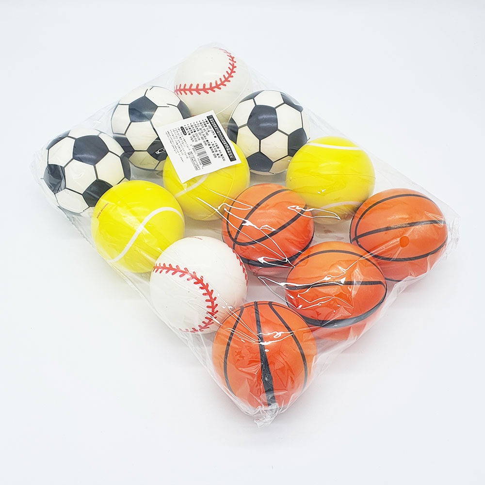 1000 스펀지볼 7cm 12개세트-유아용 소프트볼 아프지않은공