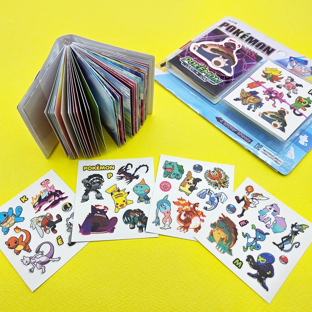3500 포켓몬스터W 컬렉션 씰 스티커 1개 랜덤 - 아이들 좋아하는 포켓몬 씰북